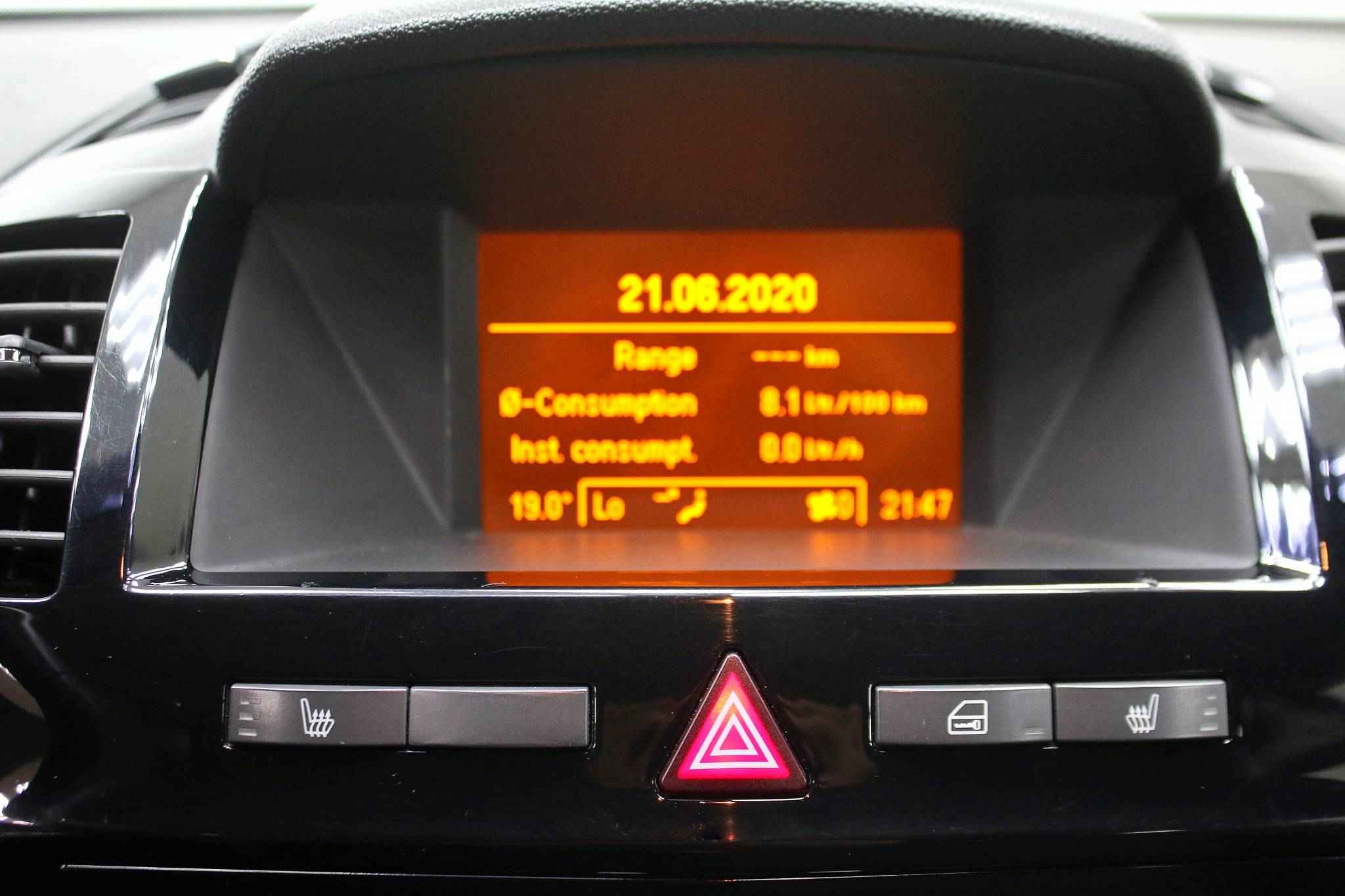 Opel Zafira, B Рестайлинг