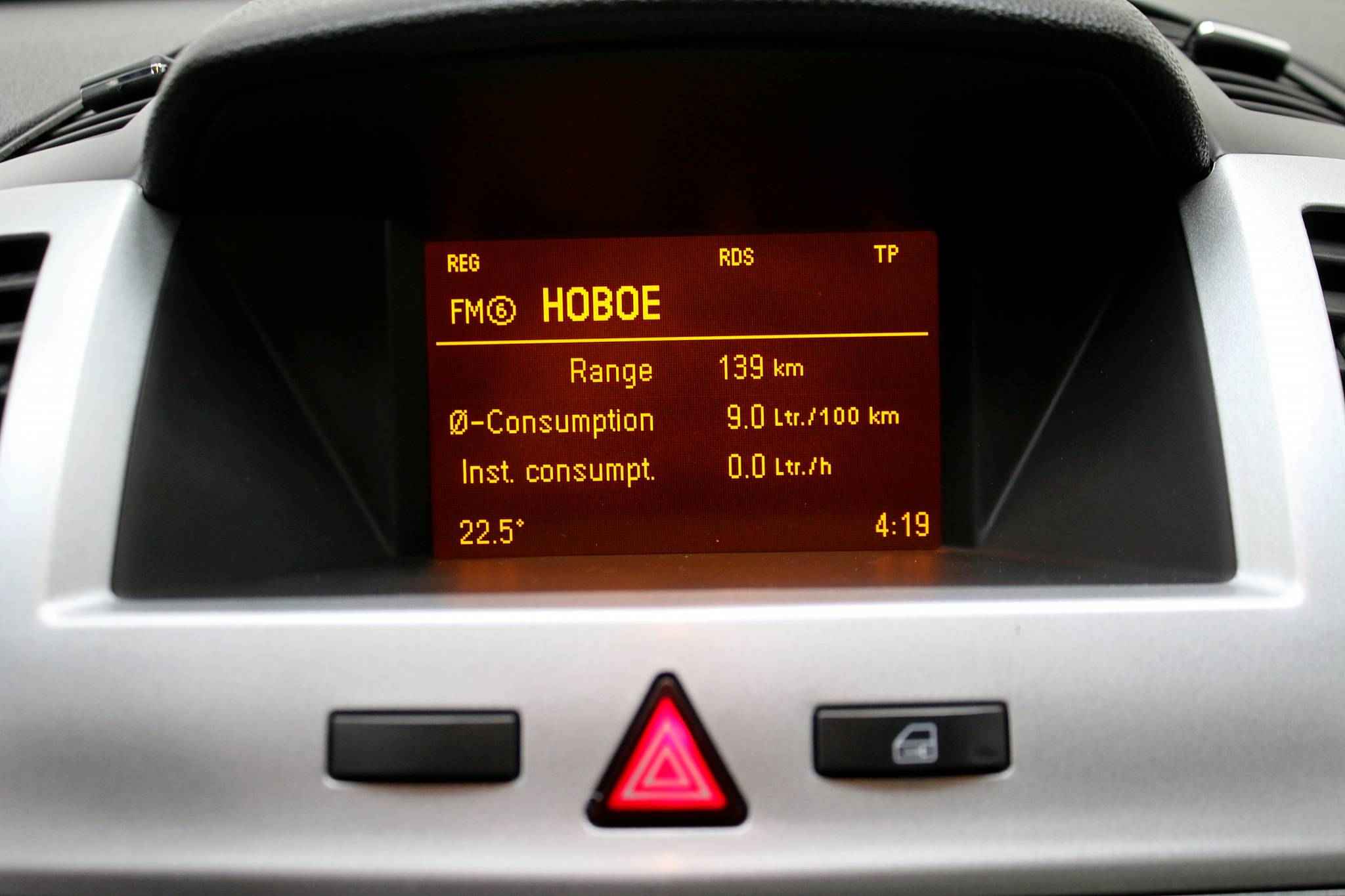 Opel Zafira, B Рестайлинг